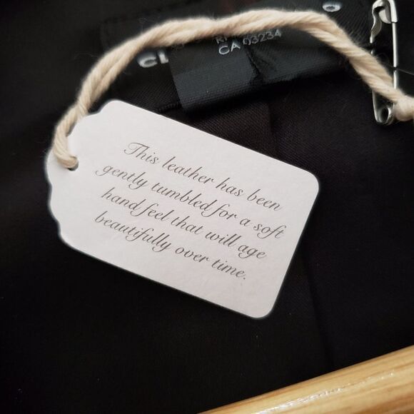 Club Monaco NWT XSmall Bone Tumbled Leather Jacket - Picture 8 of 17